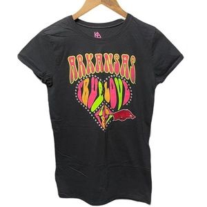 University of Arkansas college collegiate Razorbacks short sleeve sports T-shirt